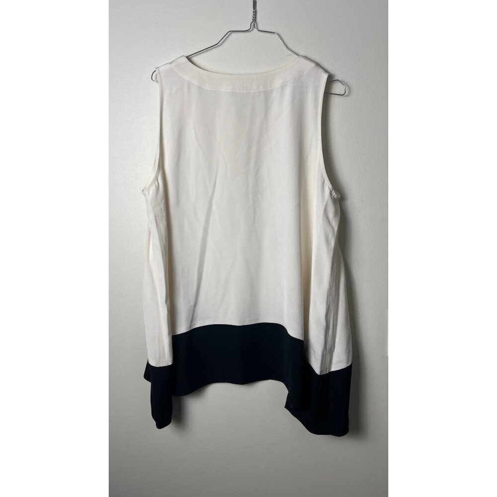 ESKANDAR SILK LAGENLOOK TANK CAMI BLOUSE XL - Picture 5 of 8